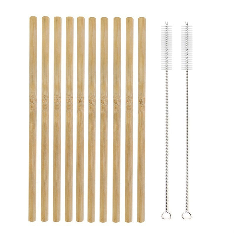 EcoStraw 10-Pack Bamboo Straws